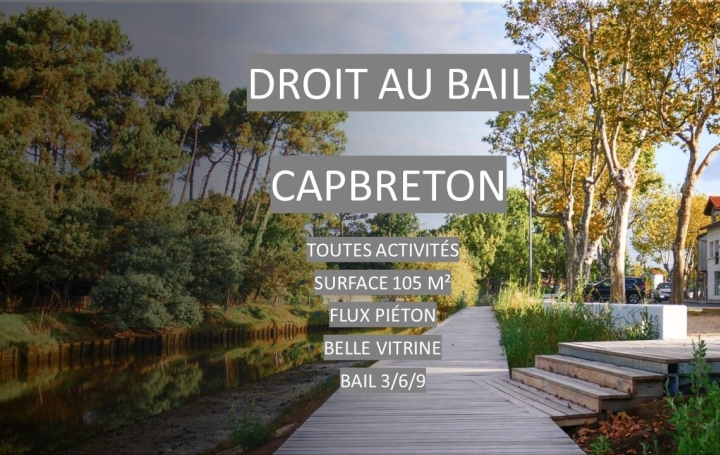 Activité commerciale   CAPBRETON  105 m2 140 400 € 